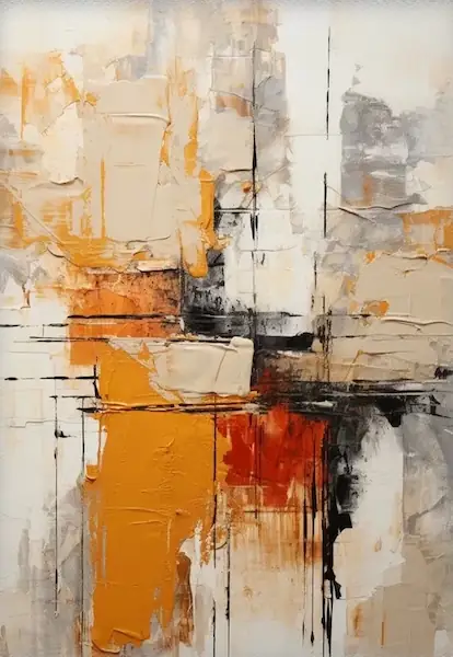 آثار سفارشی زیب هوم - نقاشی مدرن آبستره نقش برجسته